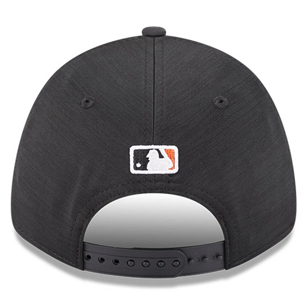 Casquette Snapback 9FORTY Clubhouse 2023 San Francisco Giants New Era noire pour homme