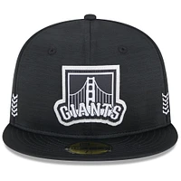 Men's New Era  Black San Francisco Giants 2024 Clubhouse 59FIFTY Fitted Hat