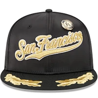 Men's New Era  Black San Francisco Giants 2025 59FIFTY Day Gold Leaf Fitted Hat