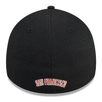 Men's New Era  Black San Francisco Giants 2025 Batting Practice 39THIRTY Flex Hat