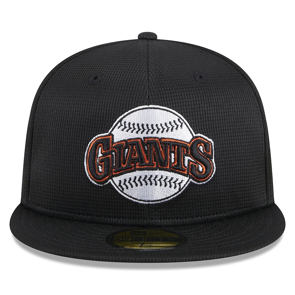 Men's New Era Black San Francisco Giants 2025 Batting Practice 59FIFTY Fitted Hat