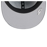 Casquette ajustée New Era San Francisco Giants 2025 Clubhouse 59FIFTY noire pour homme