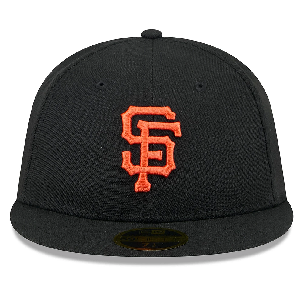 Men's New Era  Black San Francisco Giants 2025 Jackie Robinson Day Retro Crown 59FIFTY Unstructured Fitted Hat