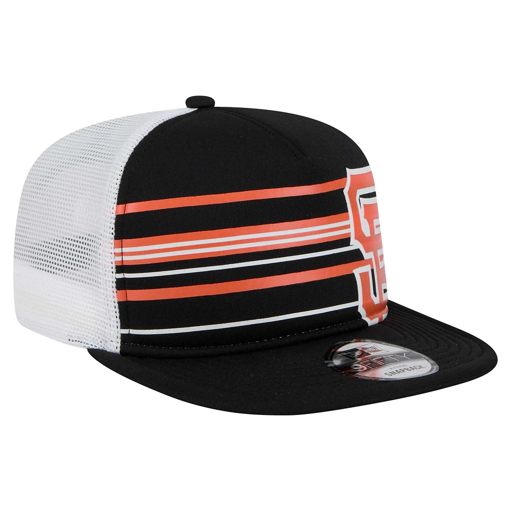 Casquette snapback A-Frame Trucker 9FIFTY San Francisco Giants de New Era pour homme noire