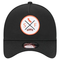 Men's New Era Black San Francisco Giants 9FORTY A-Frame Adjustable Hat