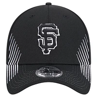 Men's New Era Black San Francisco Giants Active Dash Mark 39THIRTY Flex Hat