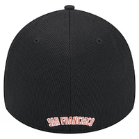 Men's New Era Black San Francisco Giants Active Pivot 39THIRTY Flex Hat