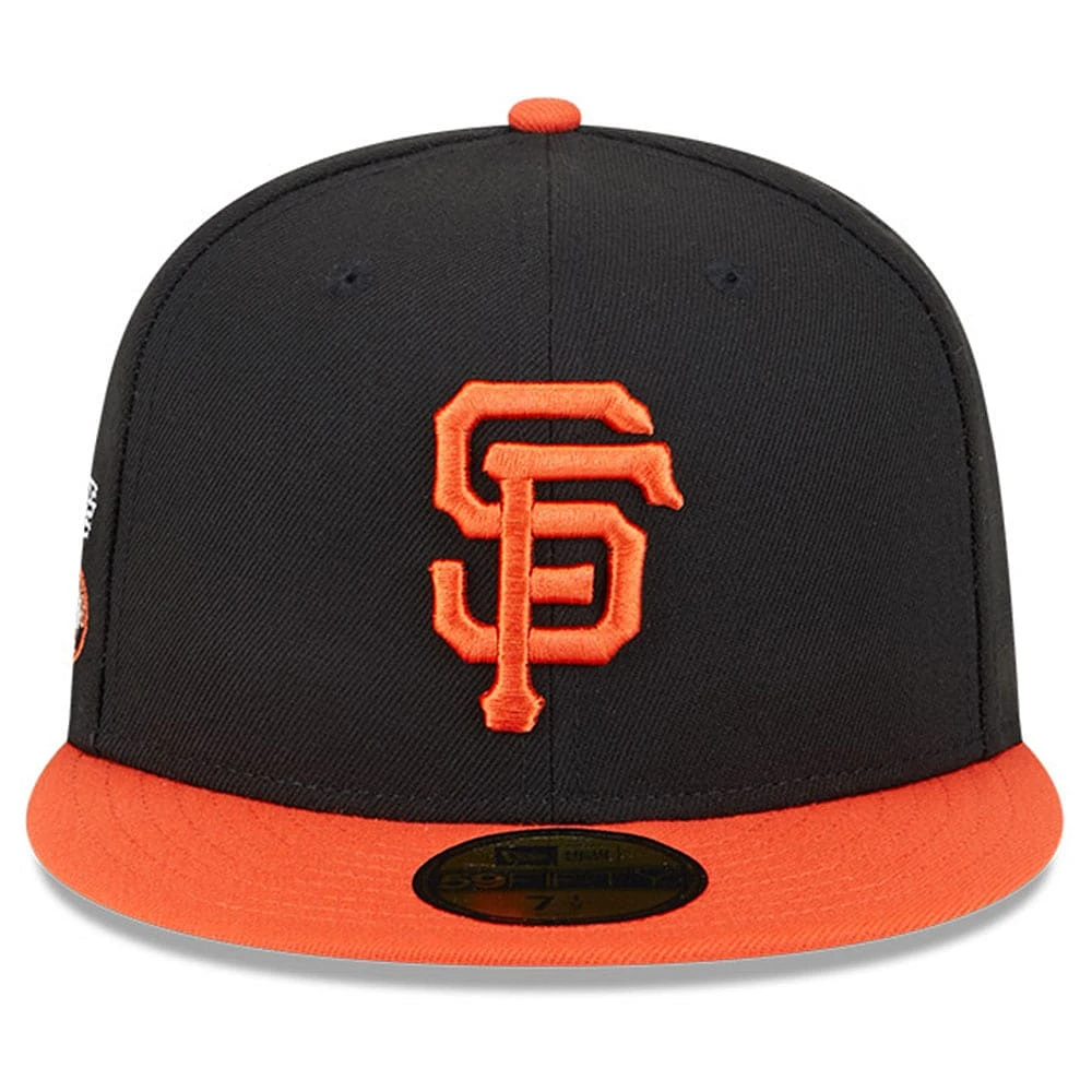 Casquette ajustée 59FIFTY New Era pour hommes des Giants de San Francisco Big League Chew Team, noire