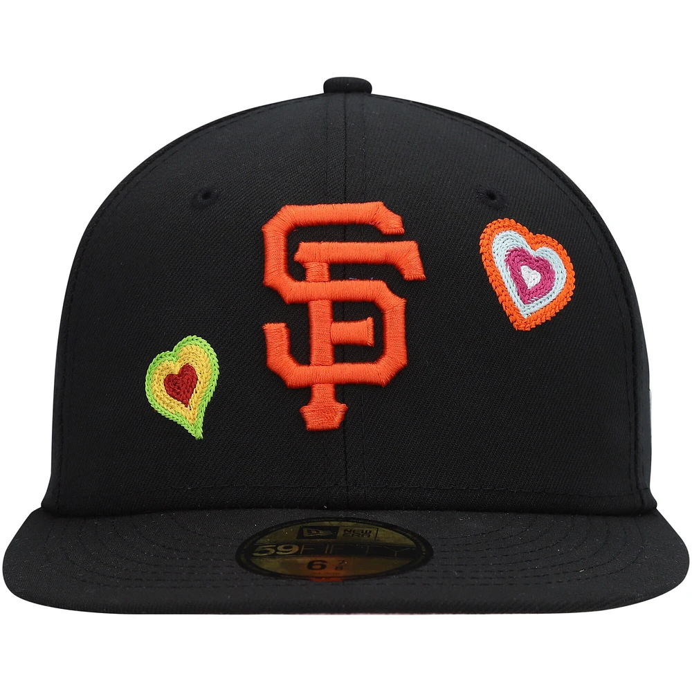 Casquette ajustée 59FIFTY à motif de cœur des Giants San Francisco New Era pour homme