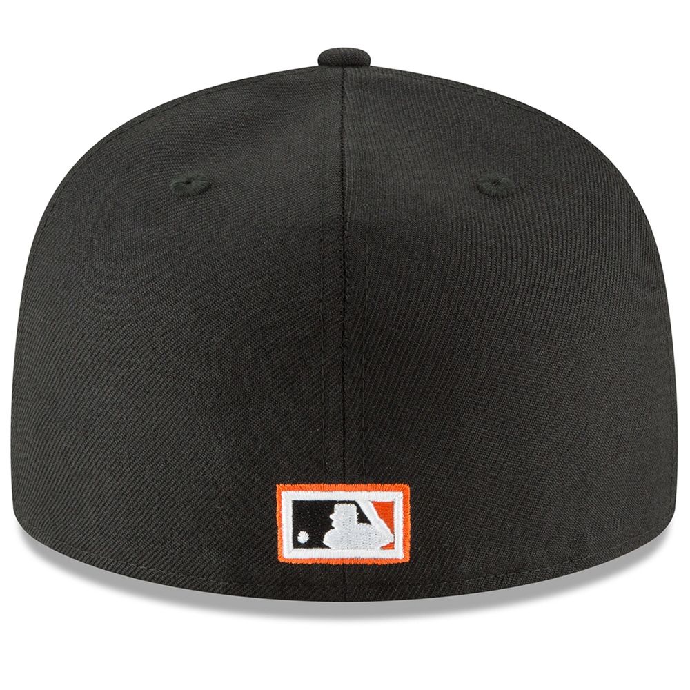 Men's New Era Black San Francisco Giants Cooperstown Collection Wool 59FIFTY Fitted Hat