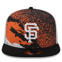 Men's New Era Black San Francisco Giants Court Sport 9FIFTY Snapback Hat