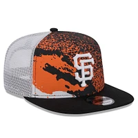 Men's New Era Black San Francisco Giants Court Sport 9FIFTY Snapback Hat