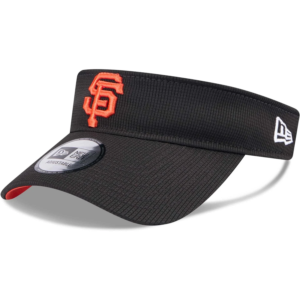 Men's New Era Black San Francisco Giants Gameday Team Adjustable Visor