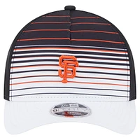 Men's New Era  Black San Francisco Giants Gradient 9FORTY M-Crown Adjustable Hat