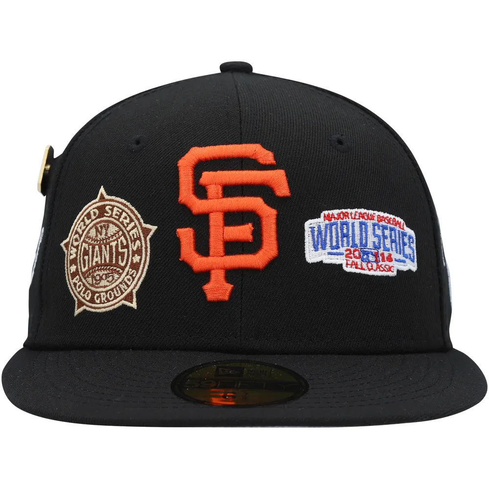 Women's New Era Black San Francisco Giants Historic Champs T-Shirt