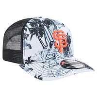 Casquette ajustable Hula Trucker 9SEVENTY noire New Era pour homme des Giants de San Francisco