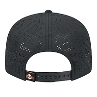 Men's New Era  Black San Francisco Giants Laser Cut 9FIFTY Snapback Hat