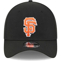 Men's New Era Black San Francisco Giants Logo 39THIRTY Flex Hat