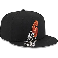 Casquette ajustée 59FIFTY Meteor des Giants de San Francisco New Era noire pour homme