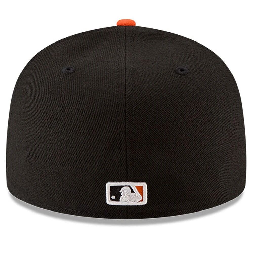 Casquette ajustée 59FIFTY du Temple de la renommée baseball national des Giants San Francisco New Era pour hommes, noire