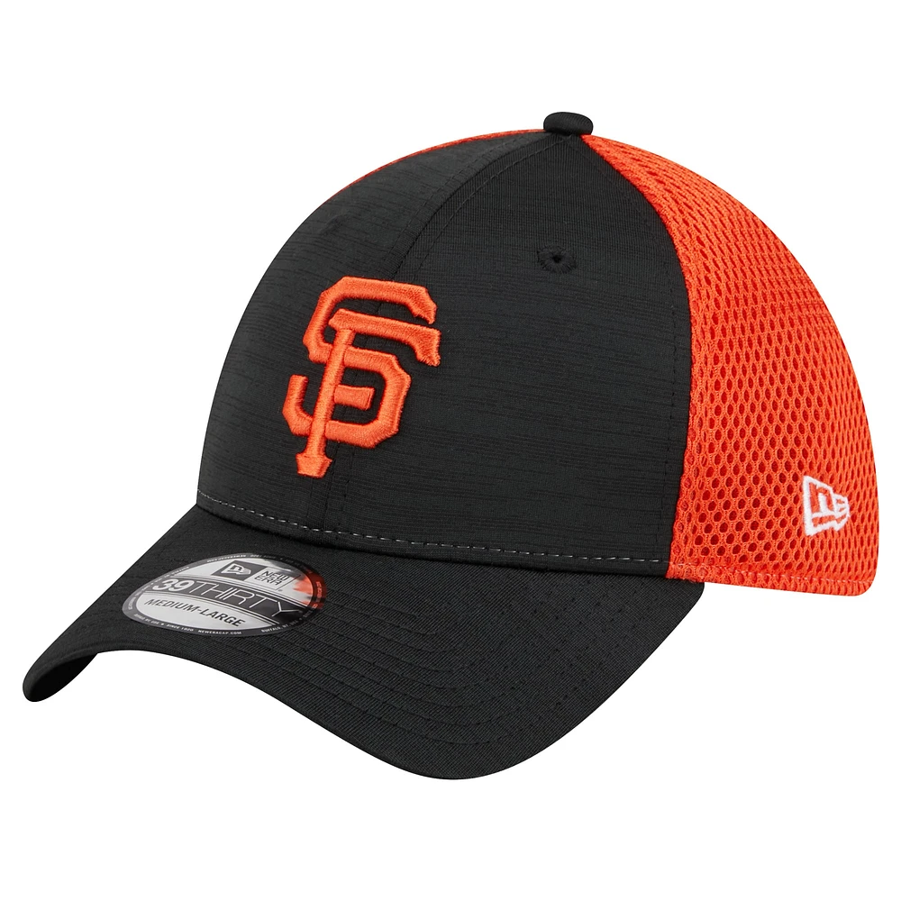 Casquette Flex Neo 39THIRTY New Era pour hommes, noire, San Francisco Giants