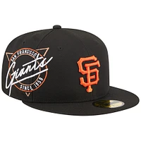 Casquette ajustée 59FIFTY pour homme des San Francisco Giants Neon New Era noire