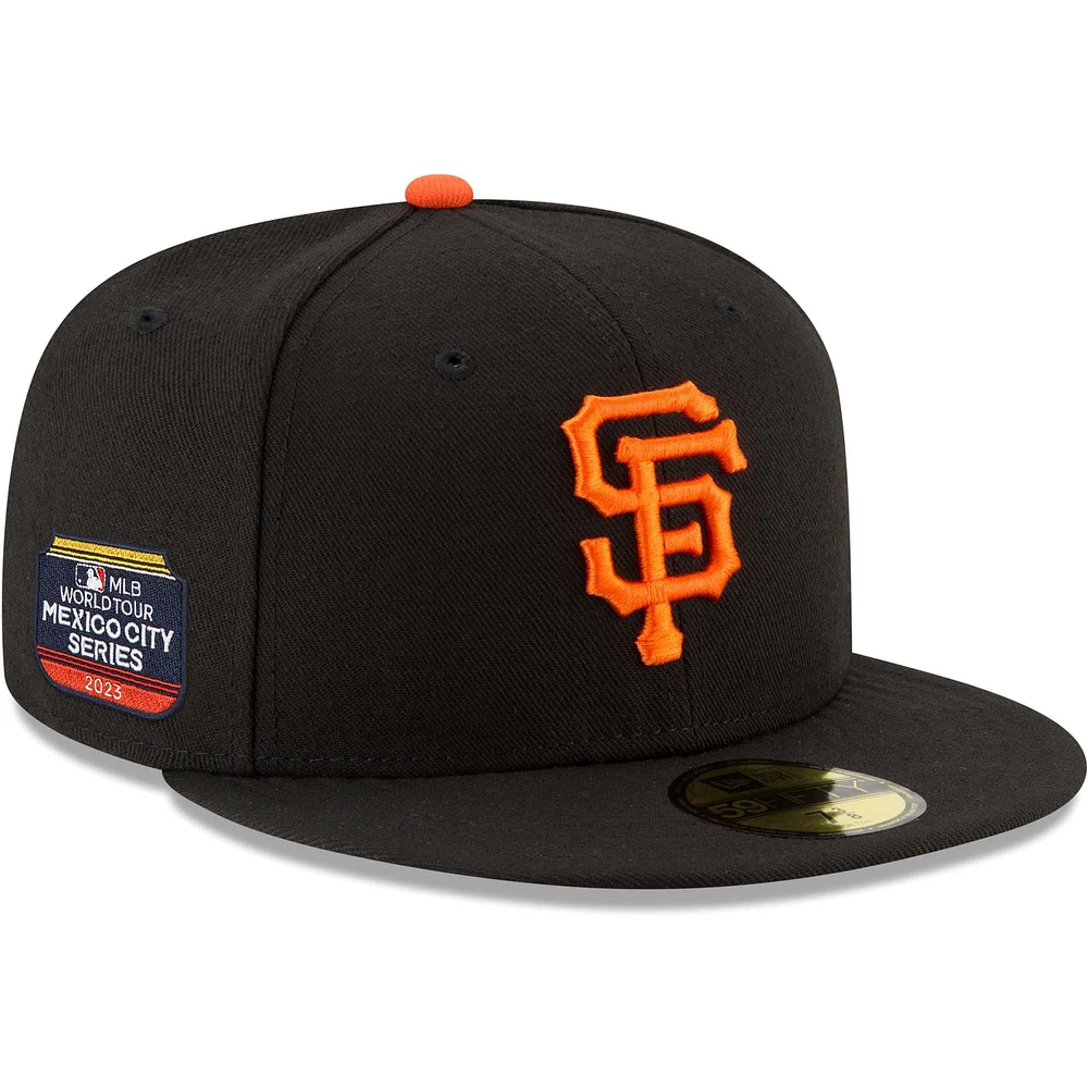 Casquette ajustée New Era San Francisco Giants On-Field 2023 World Tour Mexico City Series 59FIFTY pour homme