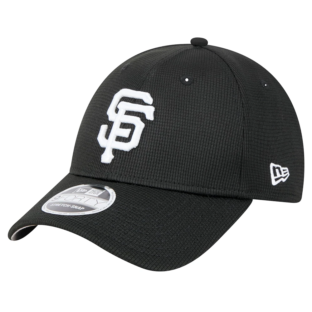 Casquette ajustable Pivot 9FORTY noire San Francisco Giants de New Era pour homme