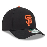 Men's New Era  Black San Francisco Giants Player Replica 9FORTY Adjustable Hat