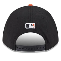 Men's New Era  Black San Francisco Giants Player Replica 9FORTY Adjustable Hat