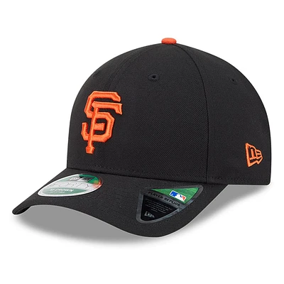 Men's New Era  Black San Francisco Giants Player Replica 9FORTY Adjustable Hat