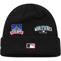 Men's New Era Black San Francisco Giants Polar Lights Cuffed Knit Hat