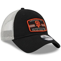 Men's New Era Black San Francisco Giants Property Trucker 9TWENTY Snapback Hat