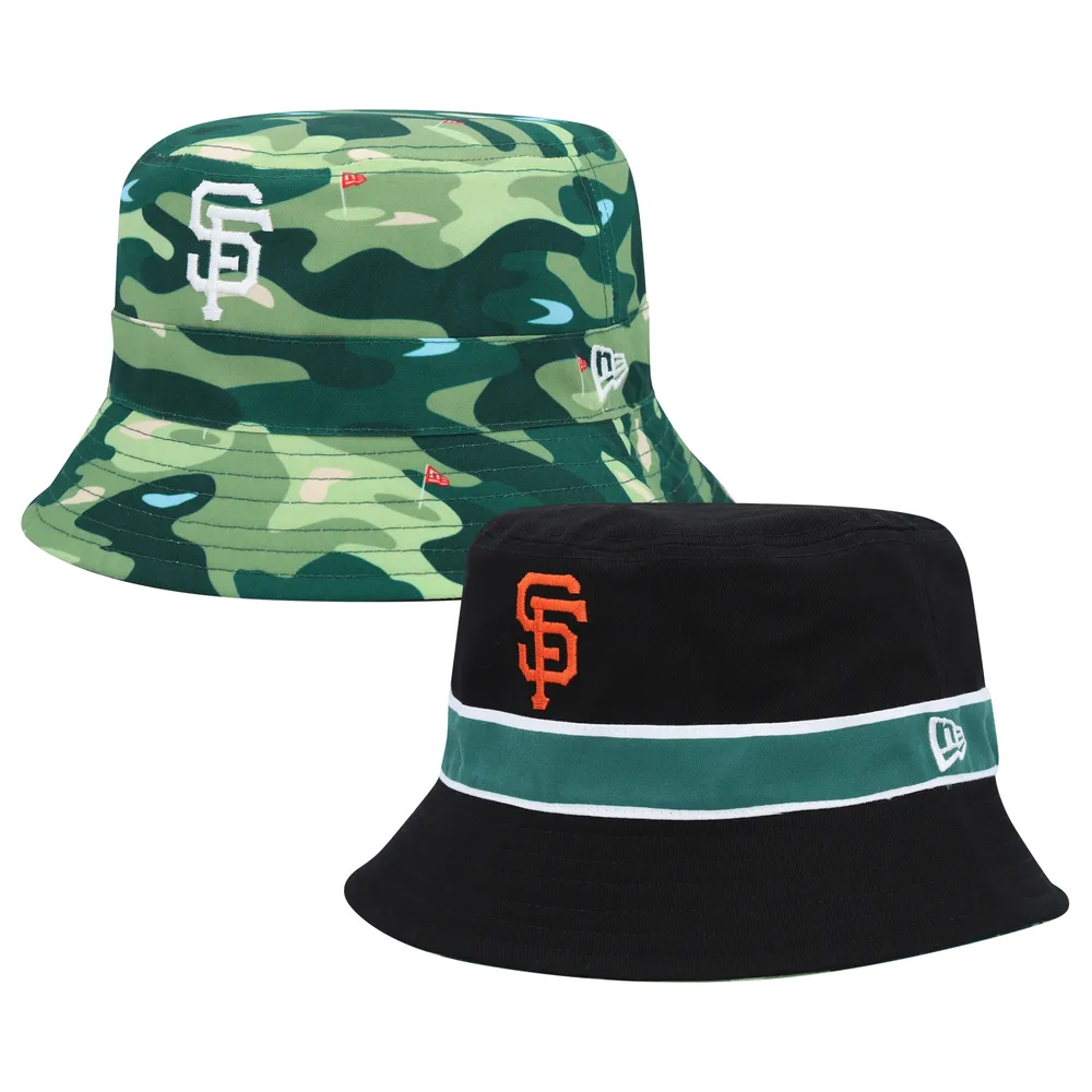 Lids San Francisco Giants New Era Reverse Bucket Hat - Black
