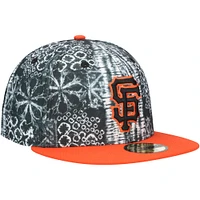 Casquette ajustée 59FIFTY New Era noire pour hommes des San Francisco Giants Sands