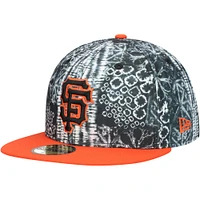 Casquette ajustée 59FIFTY New Era noire pour hommes des San Francisco Giants Sands