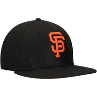 Casquette ajustée 59FIFTY noire avec logo ombre des San Francisco Giants New Era pour hommes