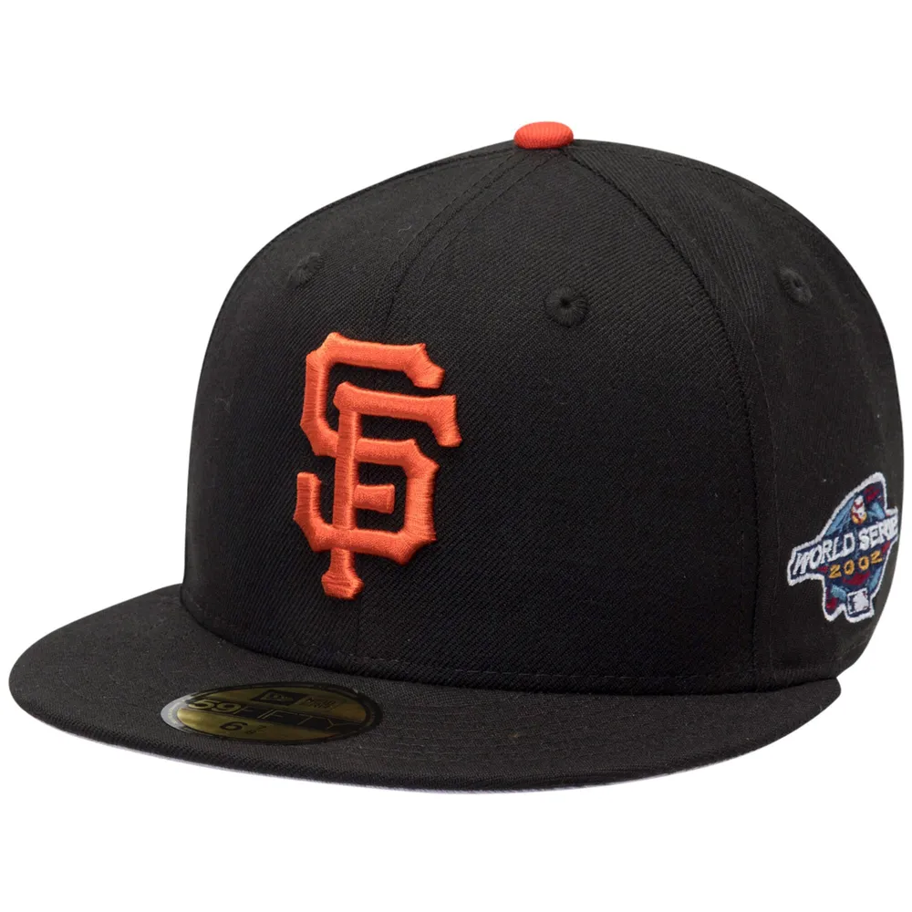 Lids San Francisco Giants New Era Side Patch 2002 World Series 59FIFTY  Fitted Hat - Black