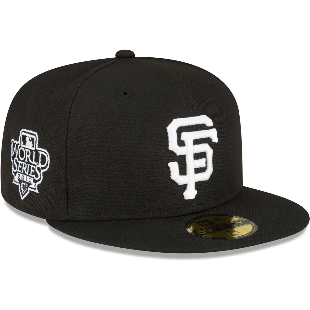 Lids San Francisco Giants New Era Side Patch 2002 World Series 59FIFTY  Fitted Hat - Black