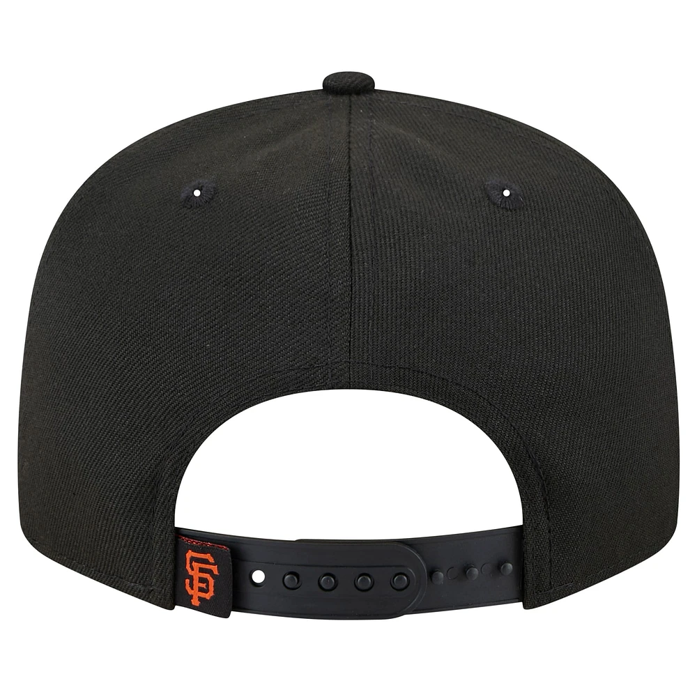 Men's New Era Black San Francisco Giants Splatter 9FIFTY Snapback Hat