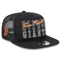 Casquette Snapback 9FIFTY Snapback Trucker 9FIFTY des San Francisco Giants Street Team noire New Era pour homme