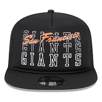 Casquette Snapback 9FIFTY Snapback Trucker 9FIFTY des San Francisco Giants Street Team noire New Era pour homme