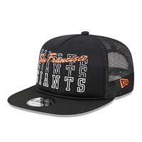 Men's New Era Black San Francisco Giants  Street Team A-Frame Trucker 9FIFTY Snapback Hat