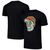 Men's New Era Black San Francisco Giants Sugar Skulls T-Shirt