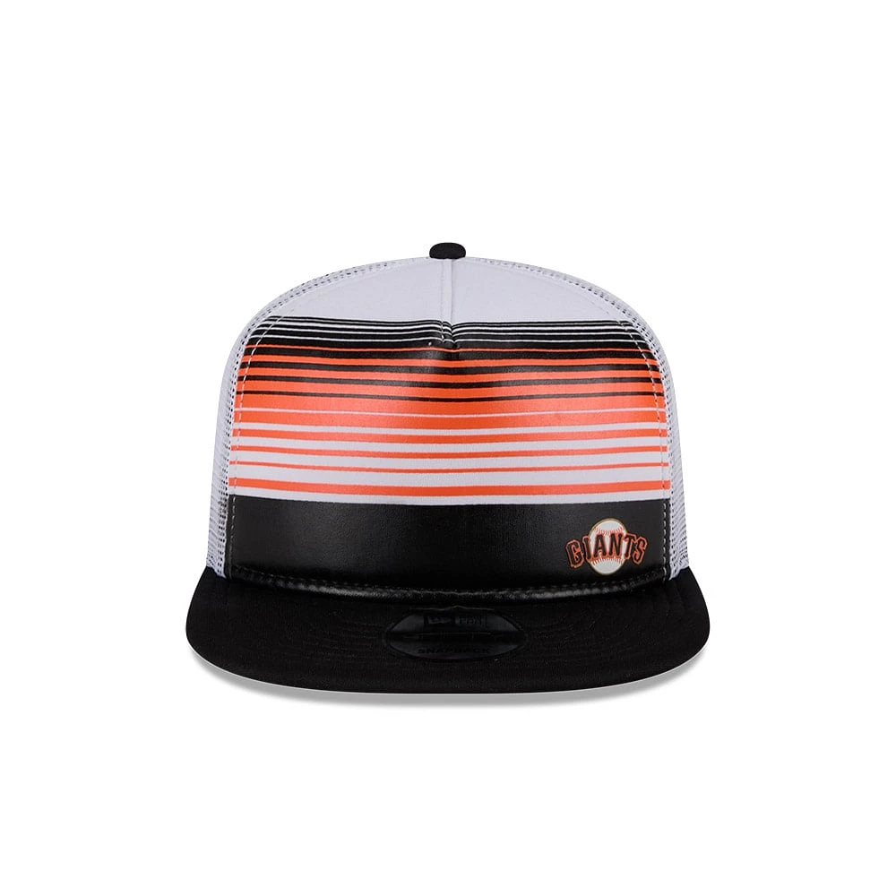 Casquette snapback A-Frame Trucker Team Horizon 9FIFTY San Francisco Giants de New Era pour homme noire