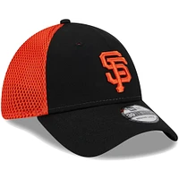 Men's New Era Black San Francisco Giants Team Neo 39THIRTY Flex Hat