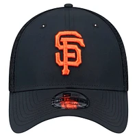 Casquette flexible 39THIRTY Team Tone des Giants de San Francisco New Era noire pour hommes