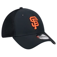 Casquette flexible 39THIRTY Team Tone des Giants de San Francisco New Era noire pour hommes