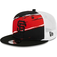 Men's New Era Black San Francisco Giants Tear Trucker 9FIFTY Snapback Hat