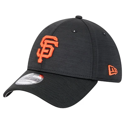 Casquette flexible Tech 39THIRTY New Era pour hommes, noire, San Francisco Giants